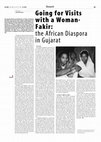 Research paper thumbnail of Going for Visits with a Woman-Fakir: the African Diaspora in Gujarat