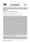 Research paper thumbnail of Penggunaan Portable Conduit Bender (Ezy Bend C) Membantu Dalam Amali Pembentukan Konduit Bagi Modul Teknologi Rangkaian