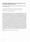 Research paper thumbnail of Sustainability of management-intensive grazing dairy farms versus conventional confinement dairy farms