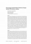 Research paper thumbnail of Perancangan Sendok Makan Parkinson dengan Metode PID berbasis Arduino