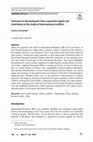 Research paper thumbnail of Treasures in the backyard: how a peaceful region can contribute to the study of international conflicts