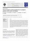 Research paper thumbnail of Third‐trimester erythrocytapheresis in pregnant patients with sickle cell disease