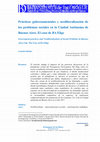 Research paper thumbnail of Prácticas gubernamentales y neoliberalización de los problemas sociales en la Ciudad Autónoma de