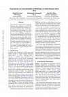 Research paper thumbnail of Experiments on Generalizability of BERTopic on Multi-Domain Short Text