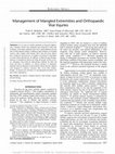 Research paper thumbnail of Management of Mangled Extremities and Orthopaedic War Injuries