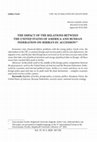 Research paper thumbnail of The impact of the relations bet ween the United States of America and Russian Federation on Serbia's EU accession