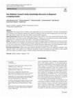 Research paper thumbnail of Iran diabetes research study; knowledge discovery in diagnosis: a scoping review