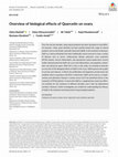 Research paper thumbnail of Overview of biological effects of Quercetin on ovary