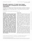 Research paper thumbnail of Energetic signatures of single base bulges: thermodynamic consequences and biological implications