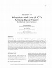 Research paper thumbnail of Adoption and Use of ICTs among Rural Youth