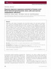 Research paper thumbnail of Hypoxia improves expansion potential of human cord blood-derived hematopoietic stem cells and marrow repopulation efficiency