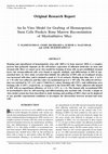 Research paper thumbnail of An In Vitro Model for Grafting of Hematopoietic Stem Cells Predicts Bone Marrow Reconstitution of Myeloablative Mice