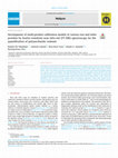 Research paper thumbnail of Development of multi-product calibration models of various root and tuber powders by fourier transform near infra-red (FT-NIR) spectroscopy for the quantification of polysaccharide contents