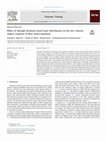 Research paper thumbnail of Effect of through thickness metal layer distribution on the low velocity impact response of fiber metal laminates