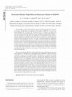 Research paper thumbnail of Solvent and molecular weight effects on fluorescence emission of MEH-PPV