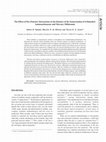 Research paper thumbnail of The effect of dye-polymer interactions on the kinetics of the isomerization of 4-dimethylaminoazobenzene and mercury dithizonate