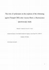 Research paper thumbnail of Role of surfactants in the sorption of the whitening agent Tinopal CBS onto viscose fibers: a fluorescence spectroscopy study