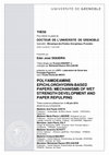 Research paper thumbnail of Polyamidoamine epichlorohydrin-based papers : mechanisms of wet strength development and paper repulping