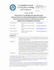 Research paper thumbnail of The Effect of Marketing Knowledge Management on Bank Performance Through Fintech Innovations: A Survey Study of Jordanian Commercial Banks