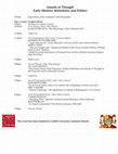 Research paper thumbnail of Islands of Thought: Early Modern Mentalities and Politics Conference 2008