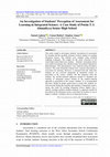 Research paper thumbnail of An Investigation of Students' Perception of Assessment for Learning in Integrated Science: A Case Study of Potsin T. I. Ahmadiyya Senior High School