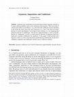 Research paper thumbnail of Arguments, Suppositions, and Conditionals