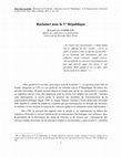 Research paper thumbnail of Réclamer sous la Ve République