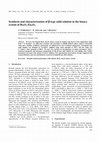 Research paper thumbnail of Synthesis and characterization of β type solid solution in the binary system of Bi2O3-Eu2O3