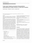 Research paper thumbnail of Cohort study of lumbar percutaneous chemonucleolysis using ethanol gel in sciatica refractory to conservative treatment