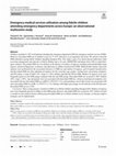 Research paper thumbnail of Emergency medical services utilisation among febrile children attending emergency departments across Europe: an observational multicentre study