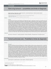 Research paper thumbnail of Rare lung tumours – possibilities and limits of diagnosis