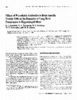 Research paper thumbnail of Effects of potentiated antibodies to brain specific protein S100 on the dynamics of long-term potentiation in hippocampal slices