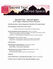 Research paper thumbnail of Sacred Text - Sacred Space Reseach Seminars and Conference