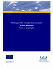 Research paper thumbnail of Tax responsibility Project -Towards civic responsibility and responsible tax Challenges of the municipal local tax system in North Macedonia: Focus on property tax CENTER FOR ECONOMIC ANALYSES (CEA