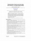 Research paper thumbnail of Demonstration of mode conversion using anti-symmetric waveguide Bragg gratings