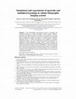 Research paper thumbnail of Simulations and experiments of aperiodic and multiplexed gratings in volume holographic imaging systems