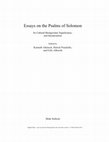 Research paper thumbnail of The Question of the Eschatological Participation of the Gentiles in the Psalms of Solomon 17 and Romans 11