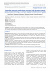 Research paper thumbnail of Immediate maternal complications associated with thrombocytopenia among women delivering at a tertiary hospital in Southwestern Uganda