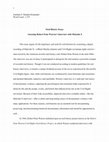 Research paper thumbnail of Oral History Essay: Assessing Robert Penn Warren's Interview with Malcolm X