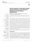 Research paper thumbnail of Genetic Deletion of Zebrafish Rab28 Causes Defective Outer Segment Shedding, but Not Retinal Degeneration