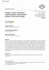 Research paper thumbnail of People’s sense of political representation and national stories: The case of Israel