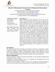 Research paper thumbnail of Human Trafficking legal framework in the Municipal and International Scenario