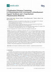 Research paper thumbnail of Coordination Polymers Containing 1,3-Phenylenebis-((1H-1,2,4-triazol-1-yl)methanone) Ligand: Synthesis and ε-Caprolactone Polymerization Behavior