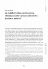 Research paper thumbnail of Ve službách knížete Liechtensteina: několik poznatků k provozu zámeckého divadla ve Valticích