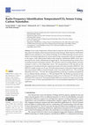 Research paper thumbnail of Radio Frequency Identification Temperature/CO2 Sensor Using Carbon Nanotubes