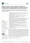 Research paper thumbnail of Right Transcephalic Ventriculo-Subclavian Shunt in the Surgical Treatment of Hydrocephalus—An Original Procedure for Drainage of Cerebrospinal Fluid into the Venous System