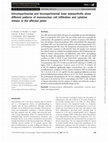 Research paper thumbnail of Unicompartmental and bicompartmental knee osteoarthritis show different patterns of mononuclear cell infiltration and cytokine release in the affected joints