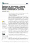 Research paper thumbnail of Photoprotection and Antiaging Activity of Extracts from Honeybush (Cyclopia sp.)—In Vitro Wound Healing and Inhibition of the Skin Extracellular Matrix Enzymes: Tyrosinase, Collagenase, Elastase and Hyaluronidase