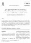 Research paper thumbnail of Effect of interface roughness on performance of AlGaAs/InGaAs/GaAs resonant tunneling diodes