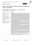 Research paper thumbnail of Genetic polymorphism of liver X receptor gene in vitiligo: Does it have an association?